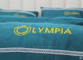 Chăn ga gối khách sạn Olympia lụa thêu 5 món xanh coban-15
