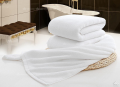 Combo 2 khăn tắm khách sạn Olympia Hotel 70x140cm màu trắng-6