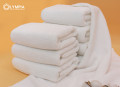 Combo khăn mặt + khăn tắm Olympia hotel màu trắng-9