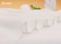 Combo khăn mặt + khăn tắm Olympia hotel màu trắng-5