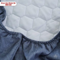 Bộ ga gối chun chần Misuko Tencel Rio MIR2402 xanh dương-3