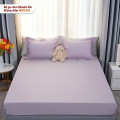 Bộ ga gối chun không chần Misuko Rio MIR2403 màu tím-2