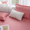 Bộ ga gối chun không chần Misuko Tencel Rio MIR2409 hồng phấn-1