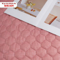 Bộ ga gối chun chần Misuko Tencel Rio MIR2409 hồng phấn-4