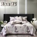 Chăn ga gối lụa thái 4 món ( ga chun) LT2506