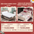 Combo 15: Đệm Foam Olympia Tokyo + CGG Singapore Perfect Modern