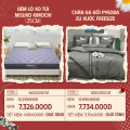 Combo 19: Đệm lò xo túi Misuko Kimochi + CGG Pyeoda EU xước