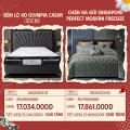 Combo 20: Đệm lò xo Olympia Casar + CGG Singapore Perfect Modern