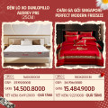 Combo 21: Đệm lò xo Dunlopillo Audrey Pre + CGG Singapore Perfect Modern