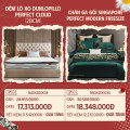 Combo 22: Đệm lò xo Dunlopillo Perfect Cloud + CGG Singapore Perfect Modern