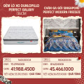 Combo 24: Đệm lò xo Dunlopillo Perfect Galaxy + CGG Singapore Perfect Modern