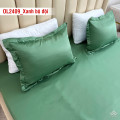 Chăn ga gối Olympia Lucas OL2409 màu xanh bộ đội-2