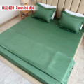 Chăn ga gối Olympia Lucas OL2409 màu xanh bộ đội-0