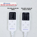 Đệm điện Hàn Quốc Kyung Hee tuyết nhung ghi xám-9