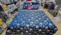 (Thanh Lí ) Bộ chăn ga gối Singapore Đế Vương 8 - 10 món -Mã 11