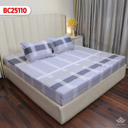 Bộ drap bọc Sông Hồng Basic cotton BC25110