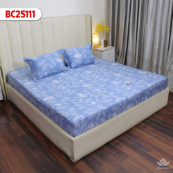 Bộ drap bọc Sông Hồng Basic cotton BC25111