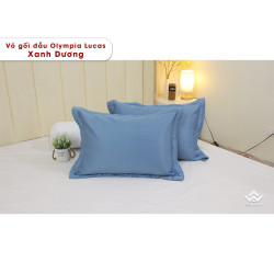 Vỏ gối đầu Olympia Lucas OL2406 màu xanh dương