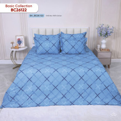 Chăn ga gối Sông Hồng Basic cotton BC26122