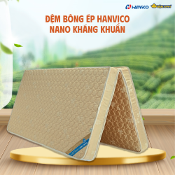 Đệm bông ép Hanvico nano kháng khuẩn