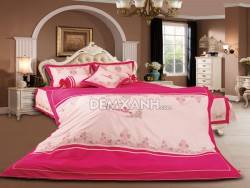 Chăn ga gối Everhome Solid Thêu EV04