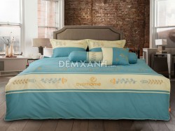 Chăn ga gối Everhome Solid Thêu EV02