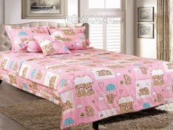 Chăn ga gối Everhome Cotton In Hoa EEC18