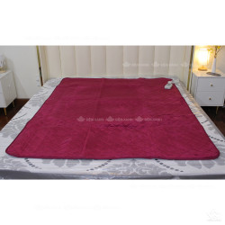 Chăn đệm điện sưởi đôi Hanil nhung ( 135x180cm) thương hiệu đến từ Hàn Quốc