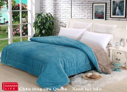 Chăn lông cừu Queen - Xanh lục bảo