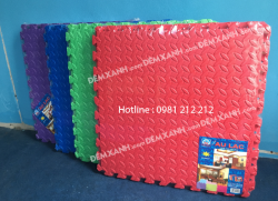 Thảm xốp Âu Lạc vân lá 60x60 ( 1 cốp 4 tấm)