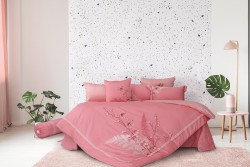 Chăn ga gối Hanvico thêu Blue Sky – BS M76