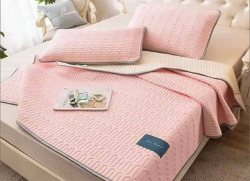 Chiếu điều hòa cao su non Hồng nhạt 