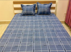 Bộ ga gối chun Olympia chần vải Cotton Hàn 32