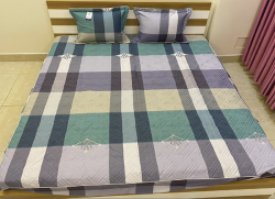Chăn xuân thu Olympia vải Cotton Hàn 02