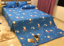 Chăn xuân thu Olympia vải Cotton Hàn 28