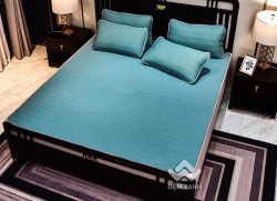 Chiếu điều hòa cao su non màu xanh lục bảo