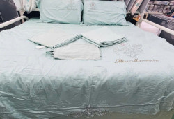 (Xả kho) Bộ chăn ga gối Singapore Đế Vương 8 - 10 món 