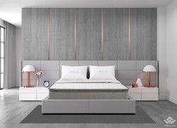 Đệm lò xo túi Liên Á Cocoon Grey Luxe cao 30cm