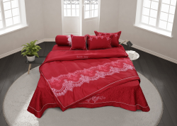 Chăn ga gối  Hanvico thêu Blue Sky – BS M64
