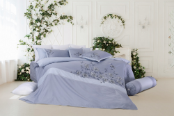 Chăn ga gối  Hanvico thêu Blue Sky – BS M73