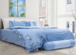 Chăn ga gối  Hanvico thêu Blue Sky – BS M90