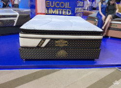 Đệm lò xo đa tầng Eucoil Limited 4 viền cao 40cm - túi độc lập kết hợp cao su
