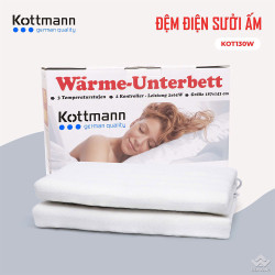 Đệm điện đôi Kottmann đến từ CHLB Đức (143x187cm) thương hiệu đến từ Đức