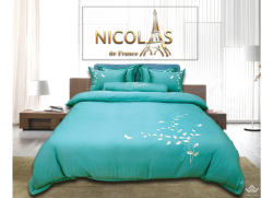 Chăn ga gối vải sợi gỗ Nicolas TN2001