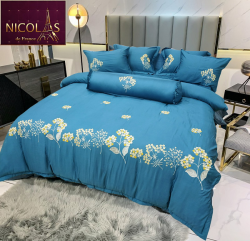 Chăn ga gối vải sợi gỗ Nicolas TN20012