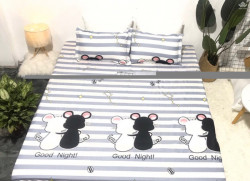 Ga chống thấm cotton hoạt hình CTHH30