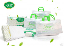 Gối cao su non Ventry cao cấp Thái Lan 36x58cm