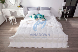 Ruột chăn lông vũ Vinadown mỏng màu trắng