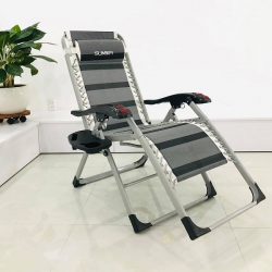 Ghế xếp thư giãn SUMIKA 199 - Lăn tay massage, khung vuông cao cấp