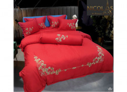 Chăn ga gối vải sợi gỗ Nicolas TN20014